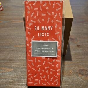 Hallmark Organization Folio New